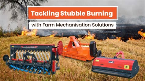 solutions regarding stubble burning